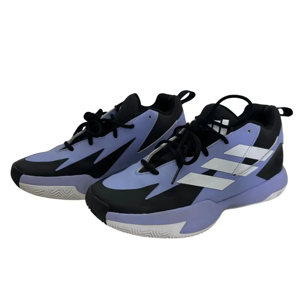 Adidas Basketball Shoes Purple and Black Youth size 6 Women's 7.5